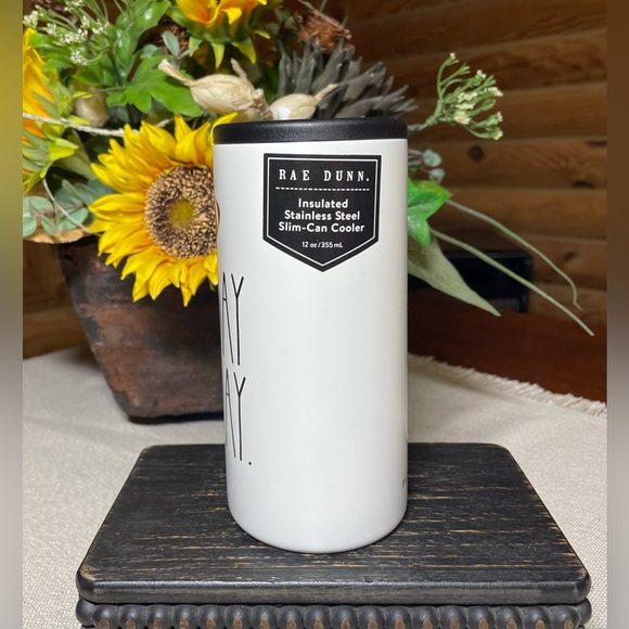 SUNDAY FUNDAY Rae Dunn Insulated Slim Can Cooler - Picture 2 of 6